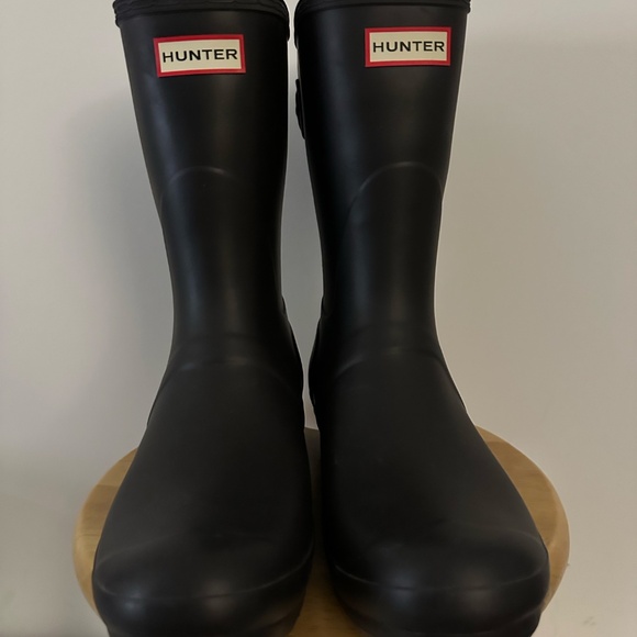 Hunter Women's Original Back Adjustable Short Rain Boots - (Onyx) - Picture 3 of 8